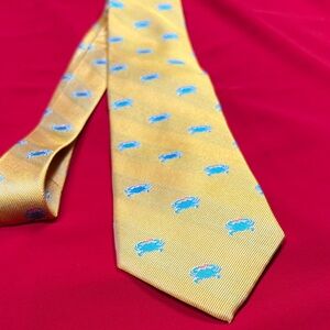 Summer Ties silk blue crab tie! New cond!